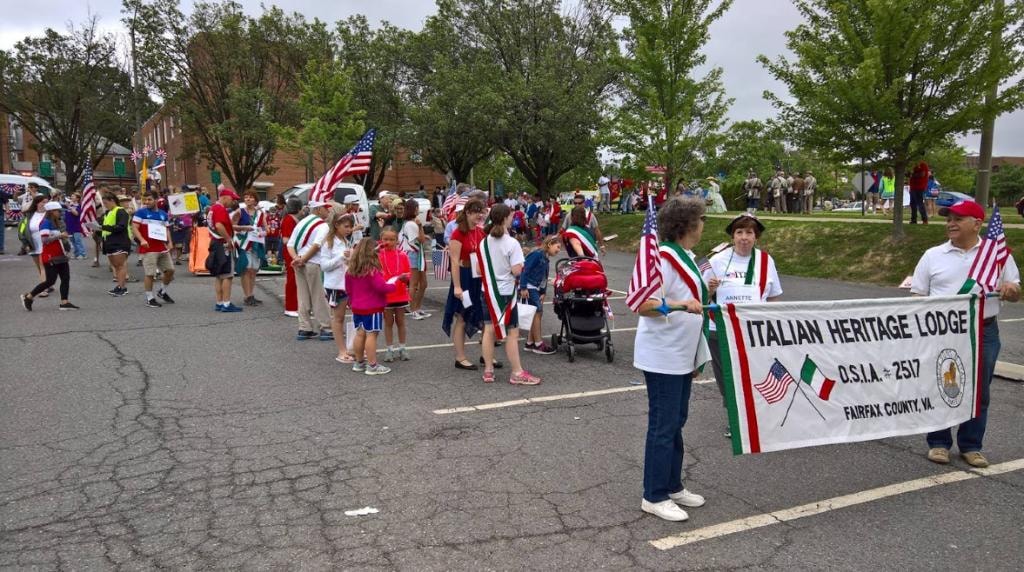 Lodge members at the parade